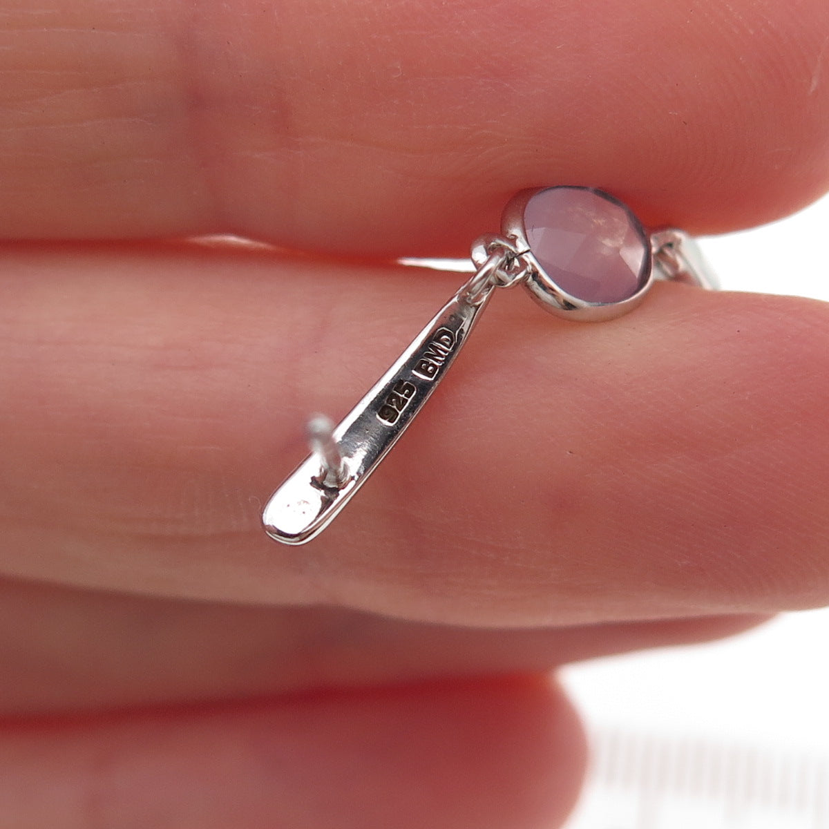 925 Sterling Silver Real Multi-Color Gemstone Dangle Earrings