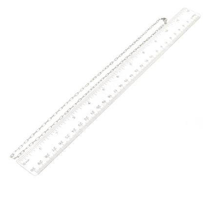 925 Sterling Silver Paperclip Chain Necklace 20-22"