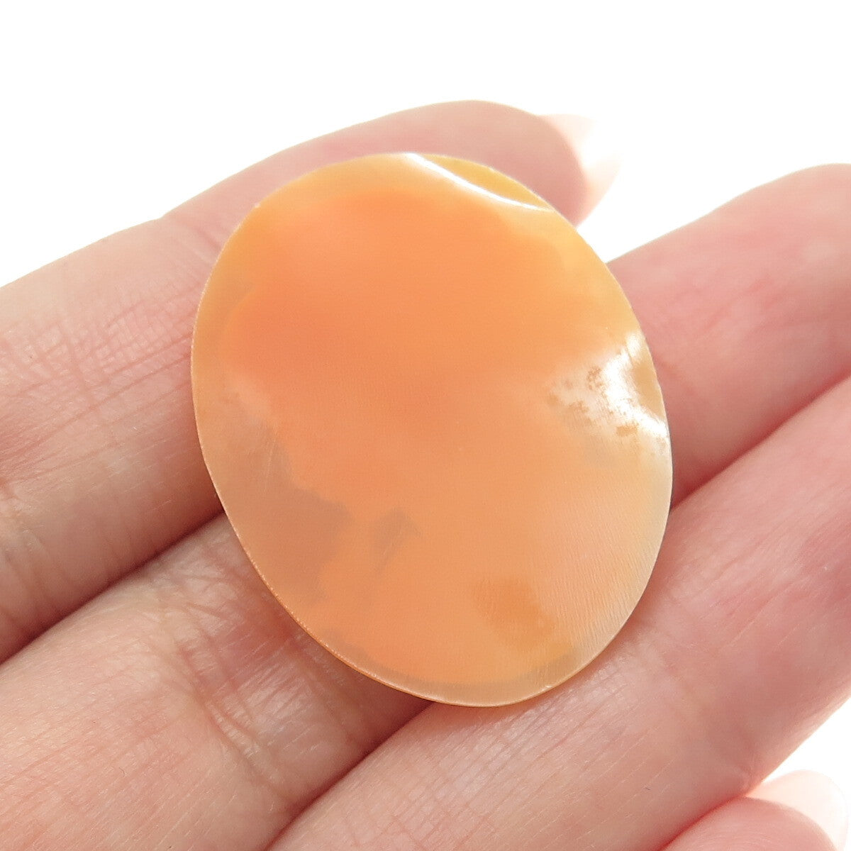 Antique Victorian Real Carved Mother-of-Pearl Lady Cameo