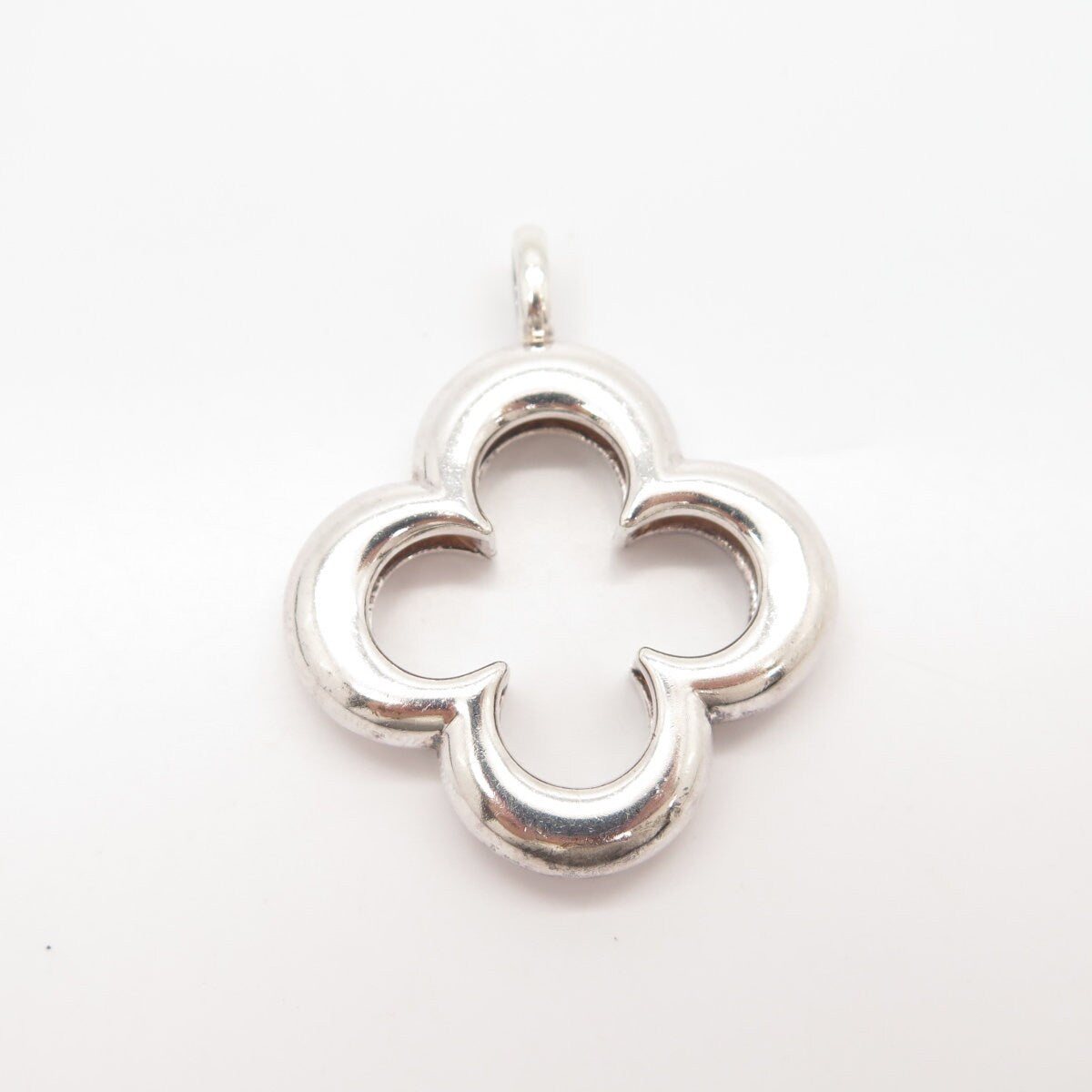 925 Sterling Silver Vintage Modernist Pendant