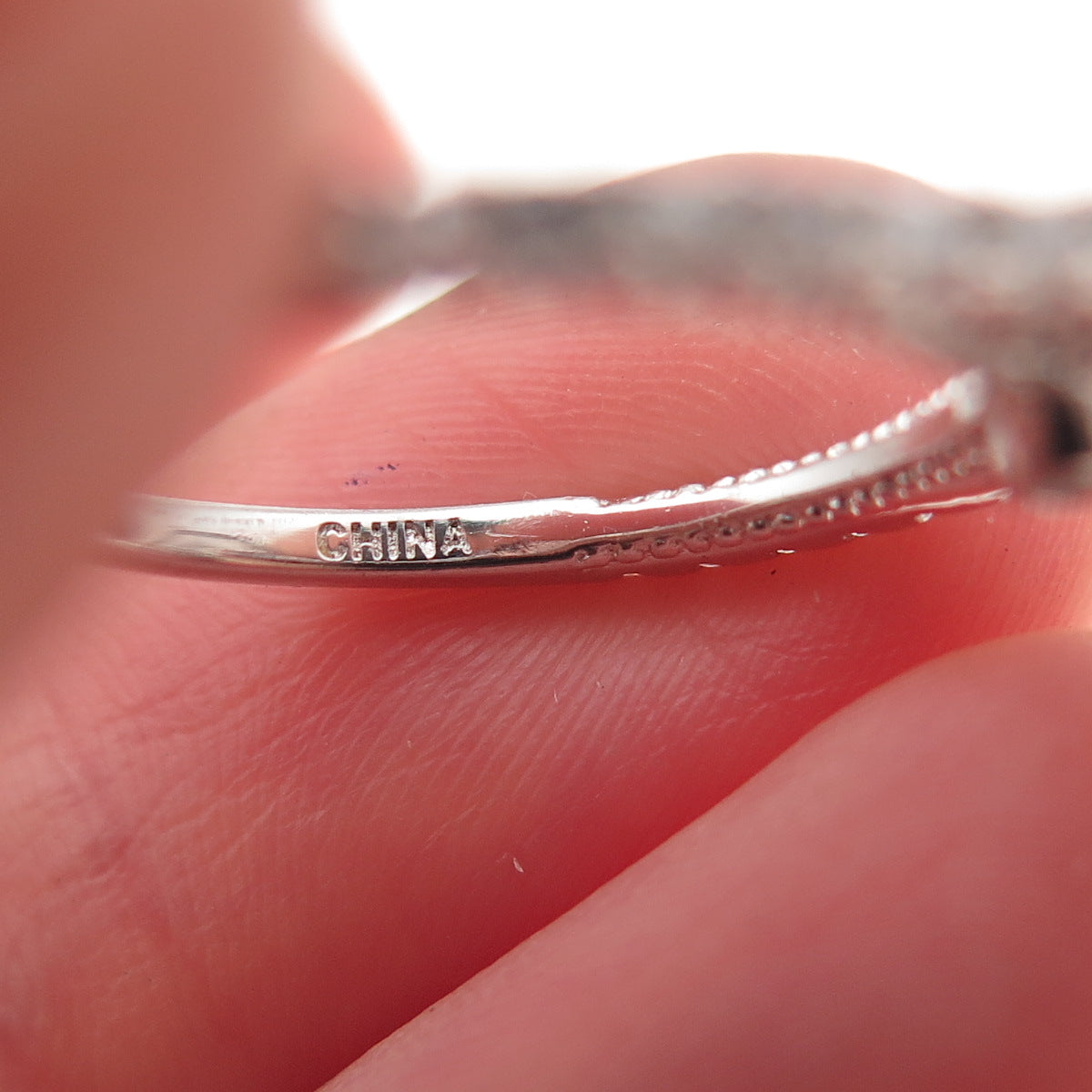 925 Sterling Silver Round-Cut C Z Engagement Size 6.25