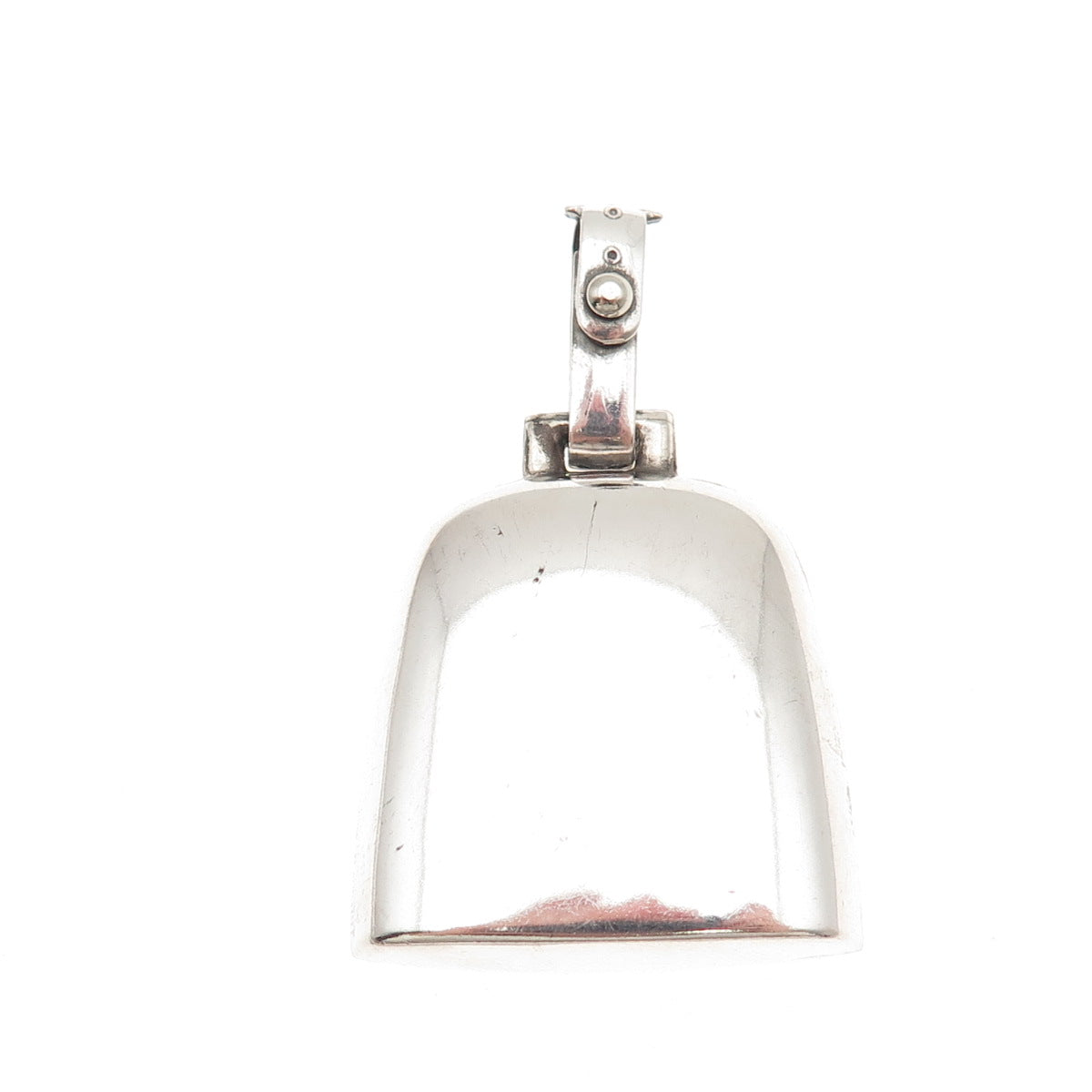 Webster 925 Sterling Silver Antique Art Deco Bell Rattle Pendant