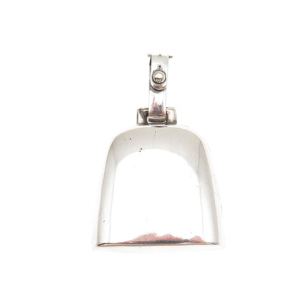 Webster 925 Sterling Silver Antique Art Deco Bell Rattle Pendant