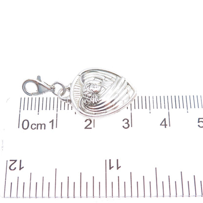 925 Sterling Silver Vintage Gabriel Angel of Hope Lobster Lock Charm Pendant