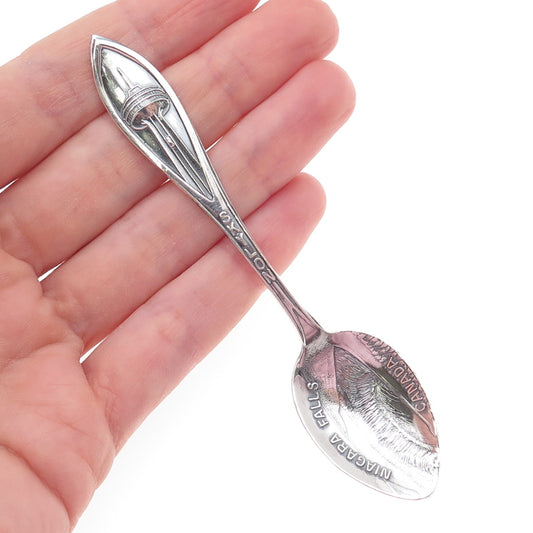Breadner & Co Sterling Silver Antique Art Deco Skylon Niagara Falls Coffee Spoon