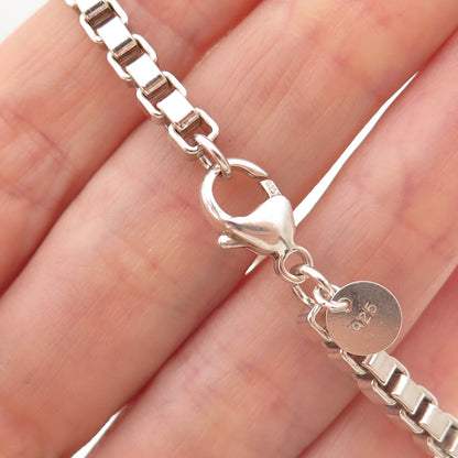 Tiffany & Co. 925 Sterling Silver Vintage Venetian Link Bracelet 7.25"