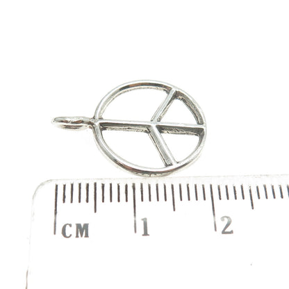 925 Sterling Silver Vintage Symbol of Peace Pendant