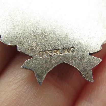 925 Sterling Silver Antique Art Deco "Alacris Alumni Prize" Medal Pin Brooch