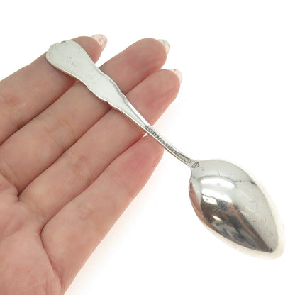 THOMAS TUGBY 925 Sterling Silver Antique Art Deco "Niagara" Indian Chief Spoon