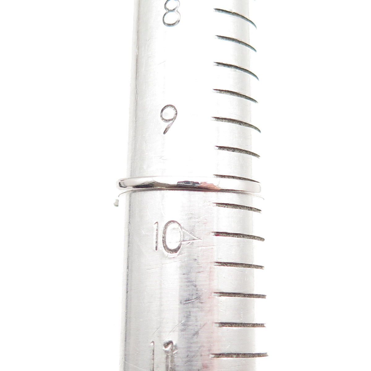 925 Sterling Silver Real Light Blue Topaz Engagement Ring Size 9.75