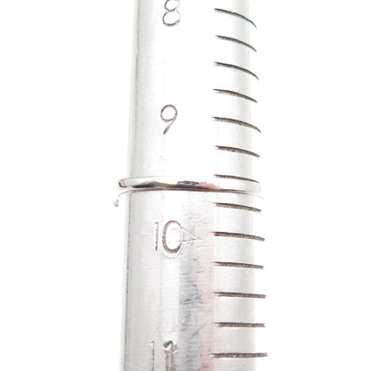 925 Sterling Silver Real Light Blue Topaz Engagement Ring Size 9.75