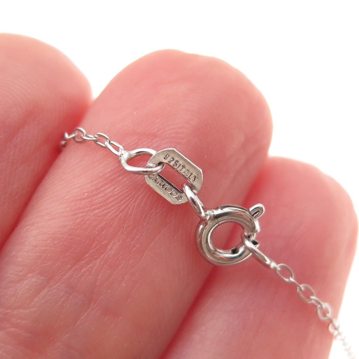 Chuck Clemency 925 Sterling Silver Real Tanzanite Cable Chain Necklace 20"