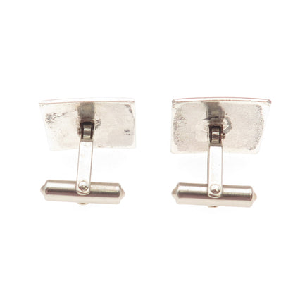 Old Pawn Sterling Silver Vintage Southwestern Turquoise Angel Tribal Cufflinks