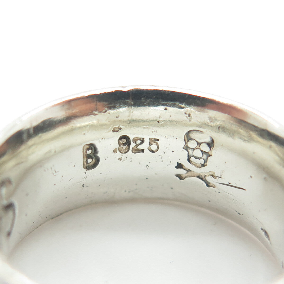 AWS JEWELRY 925 Sterling Silver Vintage Hearts & Stars Band Ring Size 6.5