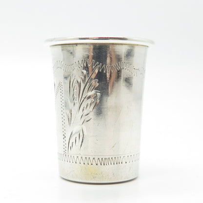 84 Silver Antique Israel Eseevich Zakhoder Russian Empire Shot Cup