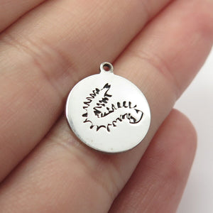 925 Sterling Silver USA Two In Town Insect Charm Pendant