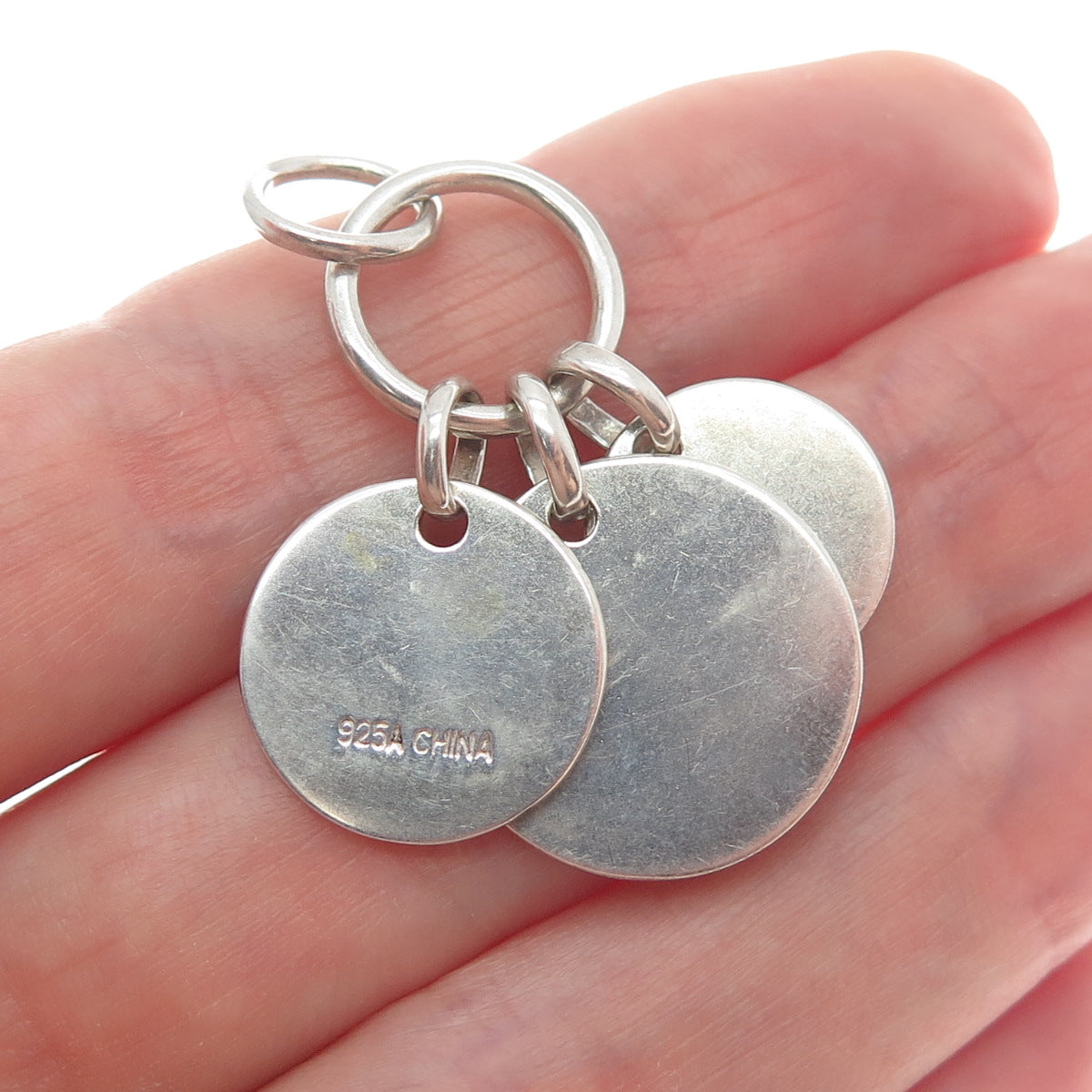 925 Sterling Silver Vintage Dream Hope Believe Charm Pendant