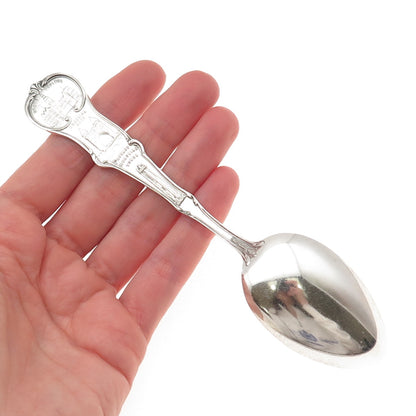 Mechanics 925 Sterling Silver Antique Art Deco Hartford Connecticut Coffee Spoon