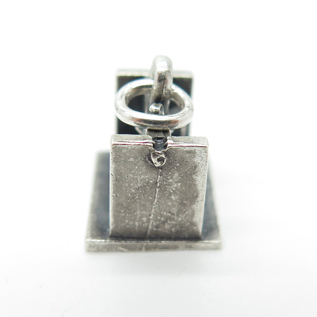 L.G. BALFOUR 925 Sterling Silver Vintage Stamp Maker 3D Charm Pendant
