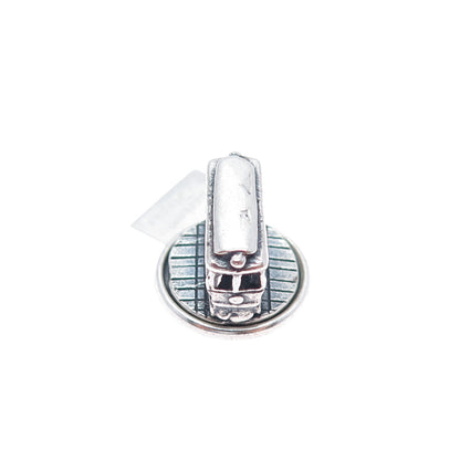BELL TRADING POST 925 Sterling Silver Vintage SF Cable Car Mini 3D Charm Pendant