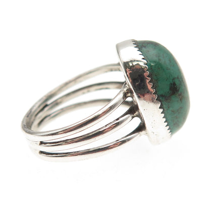 Old Pawn Sterling Silver Vintage Southwestern Royston Turquoise Ring Size 5.5
