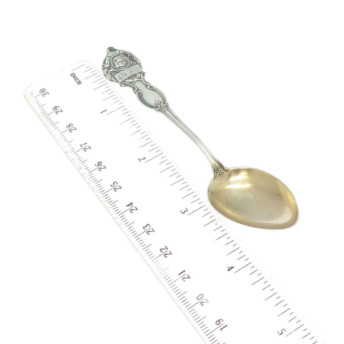 WATSON 925 Sterling Silver Antique Art Deco Rubinstein Composer Tea Spoon