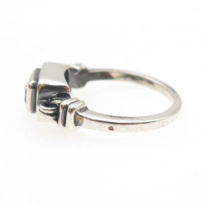 SILPADA 925 Sterling Silver Vintage Real Amethyst Oxidized Ring Size 11