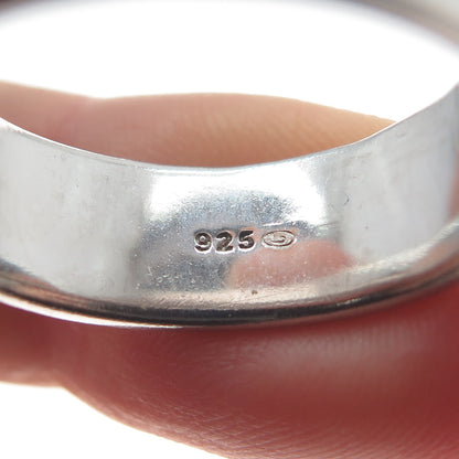 925 Sterling Silver Vintage Celtic Knot Band Ring Size 10.25