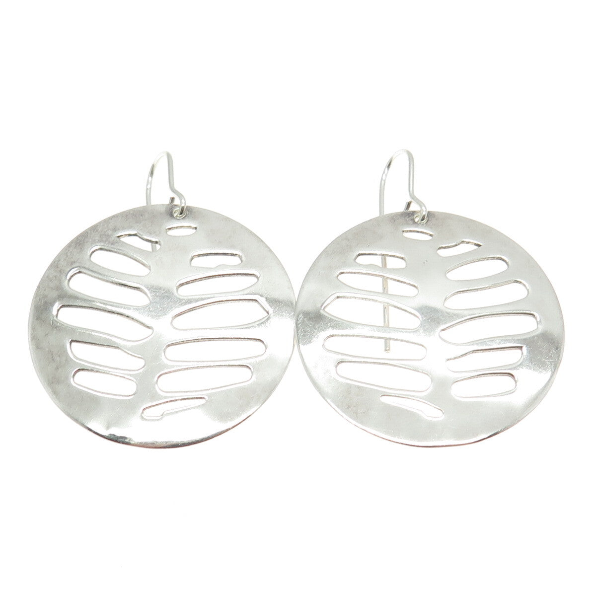 ROBERT LEE MORIS 925 Sterling Silver Vintage Ethnic Modernist Earrings