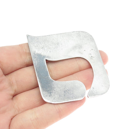925 Sterling Silver Vintage EK Designs Modernist Pendant