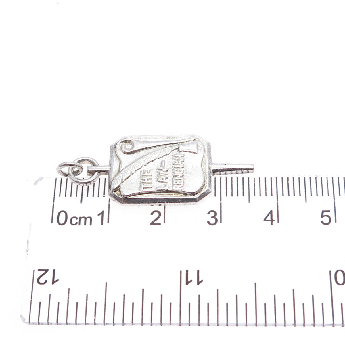 925 Sterling Silver Antique 1945 The Lawrencian Club Charm Pendant