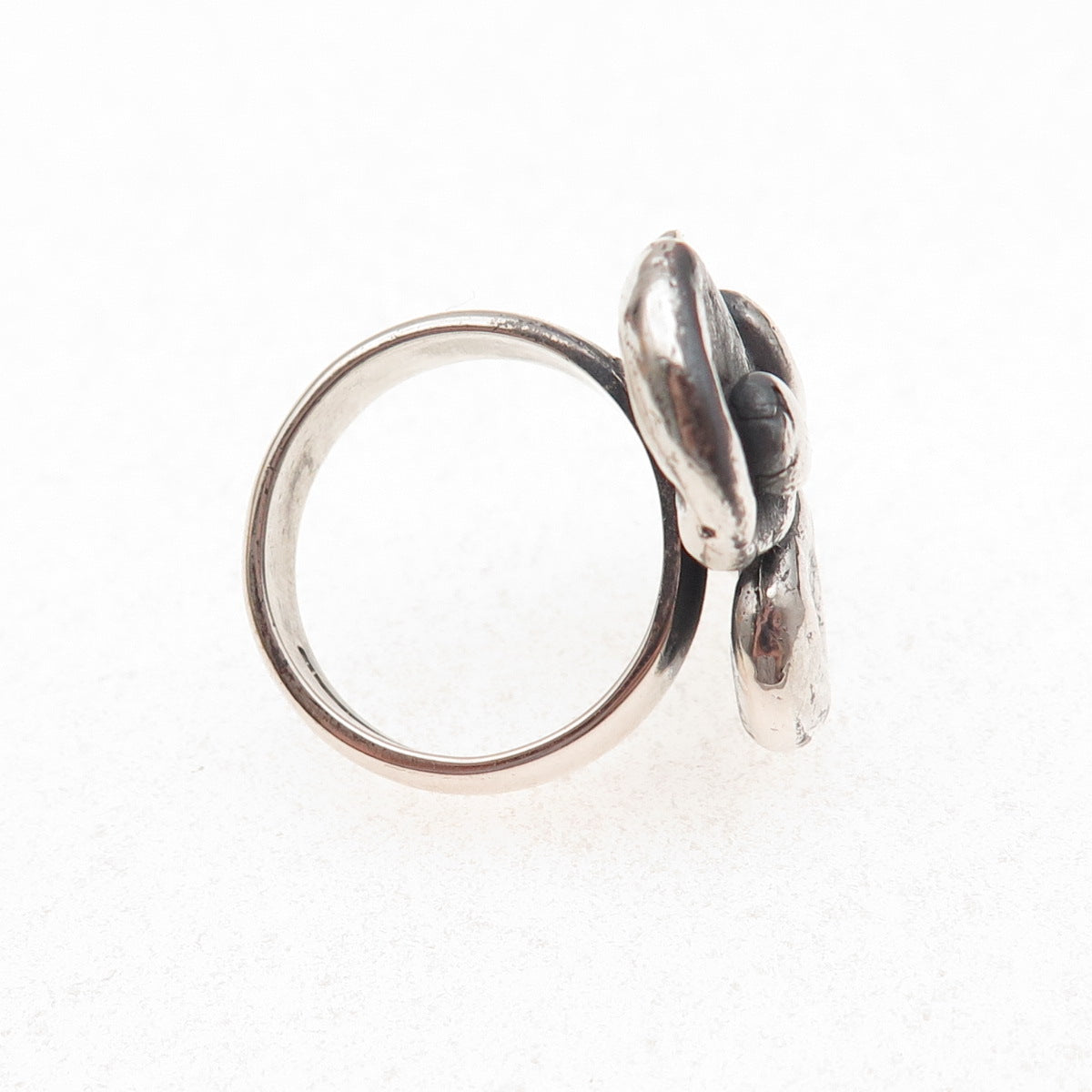Kultateollisuus Ky 830H Silver Vintage 1972 Finland Modernist Ring Size 6.5