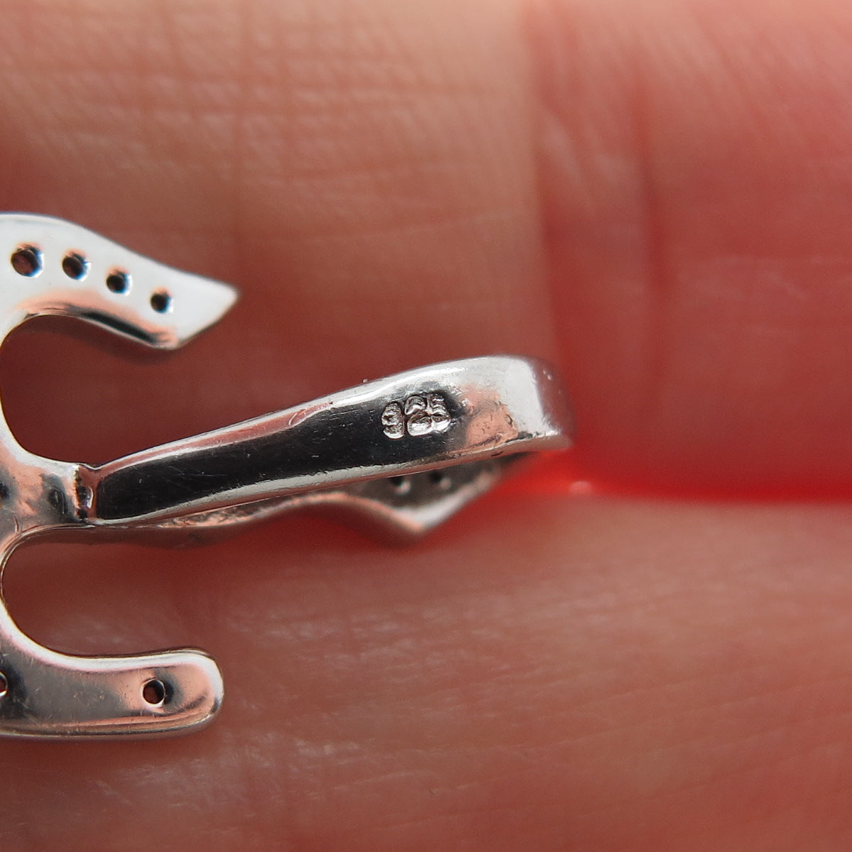 925 Sterling Silver C Z Muslims Allah Religious Sparkle Pendant