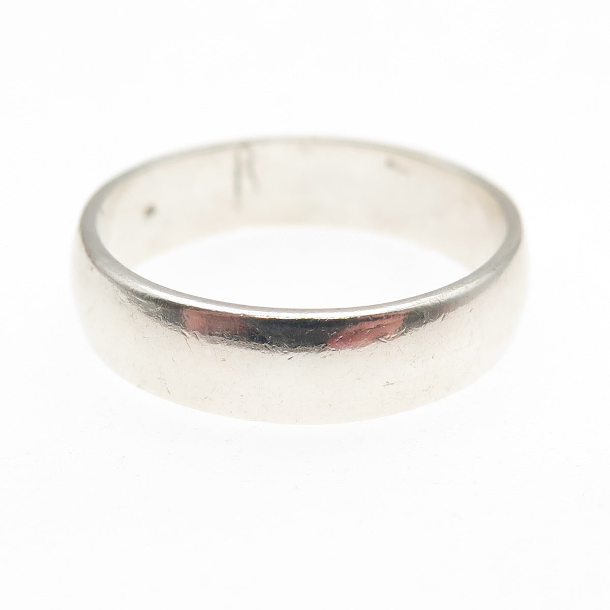 925 Sterling Silver Vintage Classic Wedding Band Ring Size 9.25