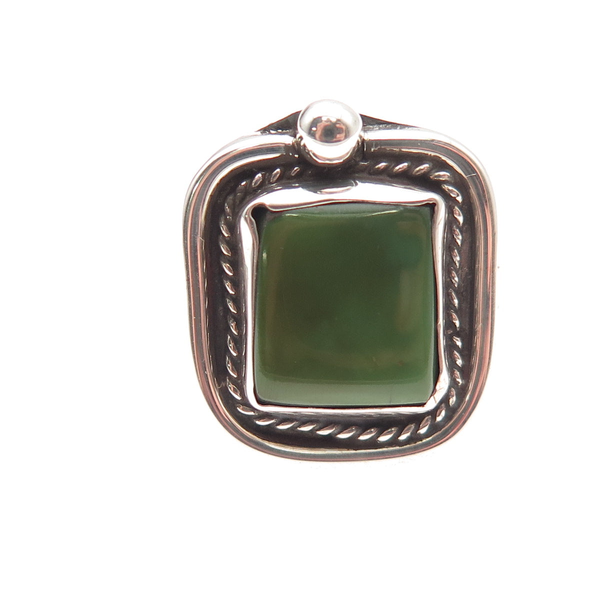 Old Pawn Sterling Silver Vintage Southwestern Royston Turquoise Ring Size 7.25