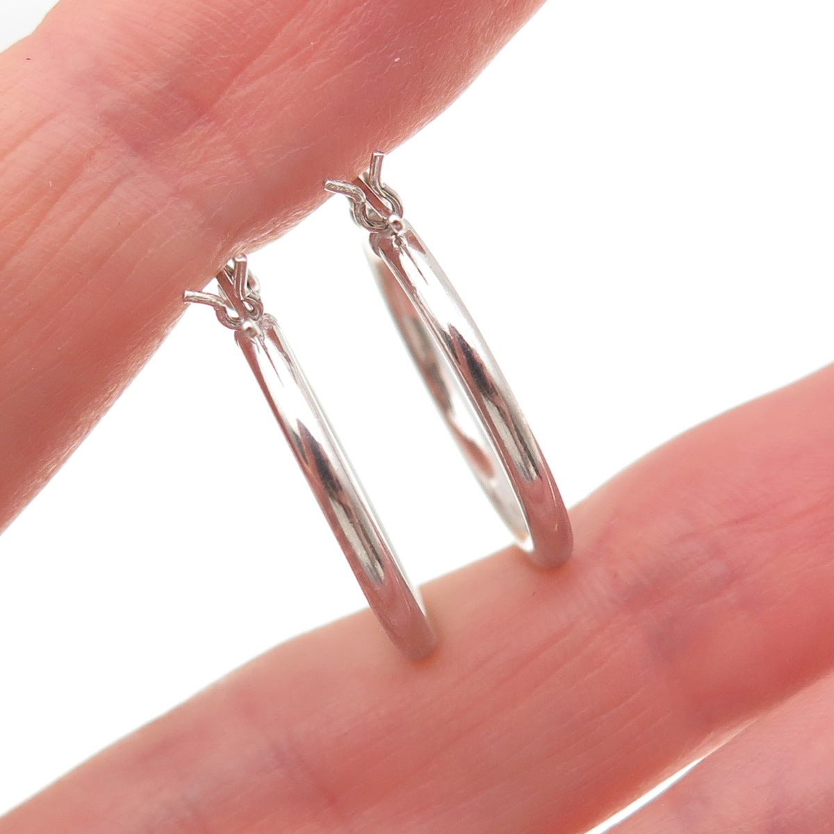 925 Sterling Silver Hoop Earrings