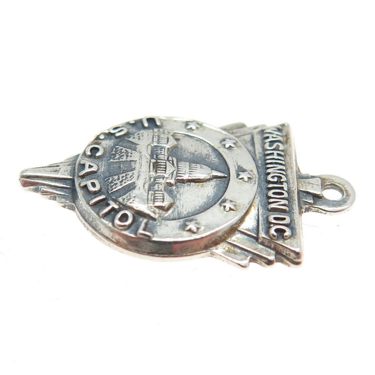 BATES & KLINKE 925 Sterling Silver Vintage US Capitol Washington DC Pendant