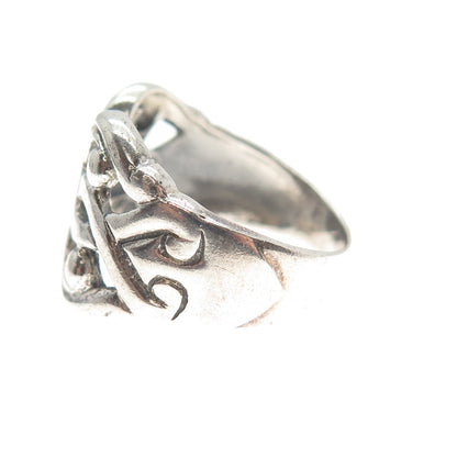 CHARLES WINSTON 925 Sterling Silver Vintage Celtic Ring Size 8