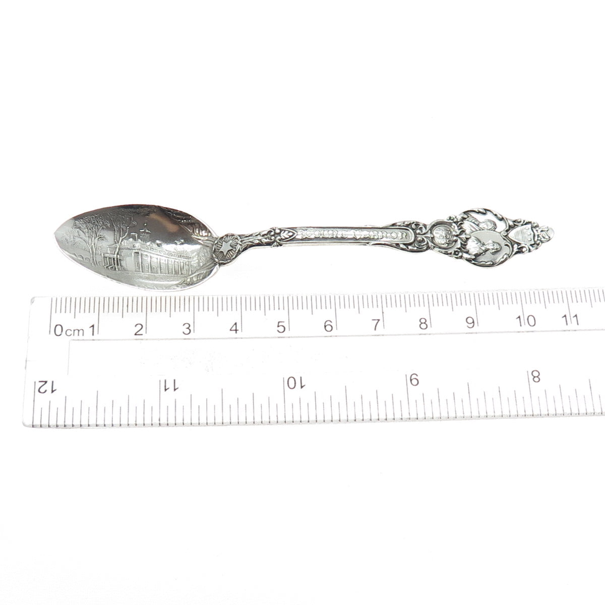 Moore & Leding 925 Sterling Silver Antique Art Deco Mount Vernon Coffee Spoon