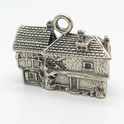925 Sterling Silver Vintage Department 56 Dickens Village Pendant