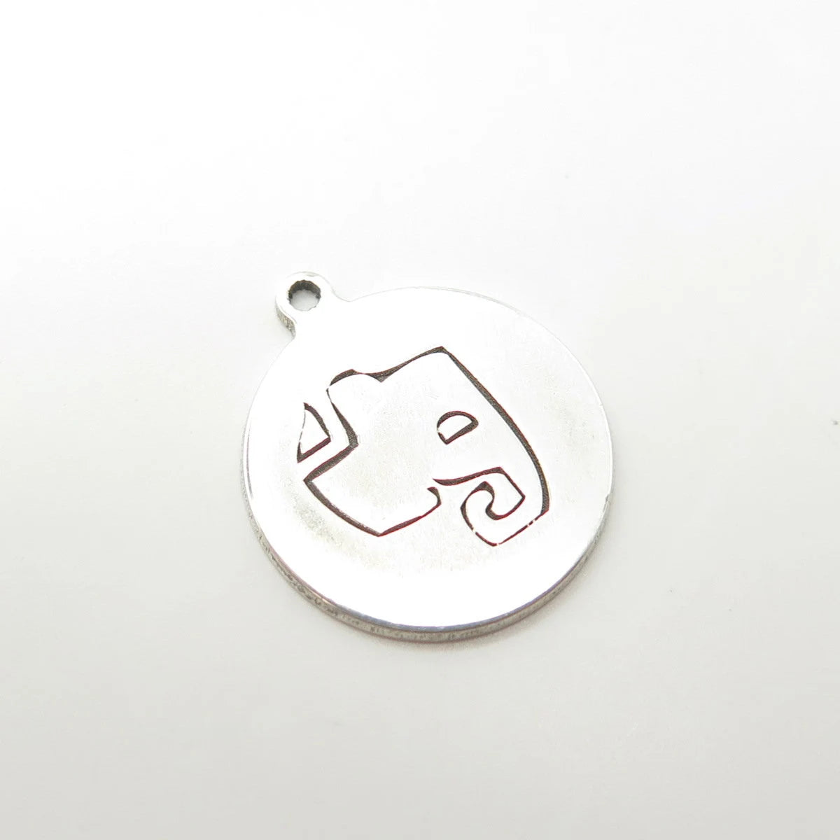 925 Sterling Silver USA Two In Town Elephant Charm Pendant