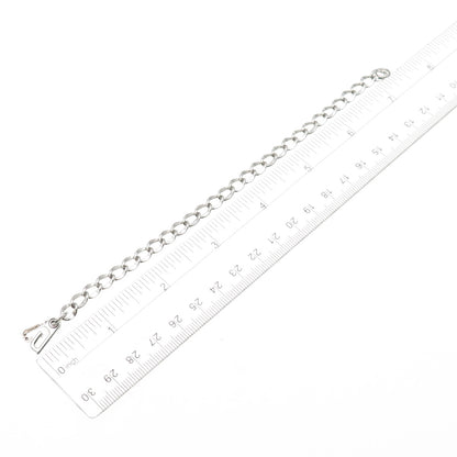 LGB BALFOUR 925 Sterling Silver Vintage Curb Link Bracelet 7"