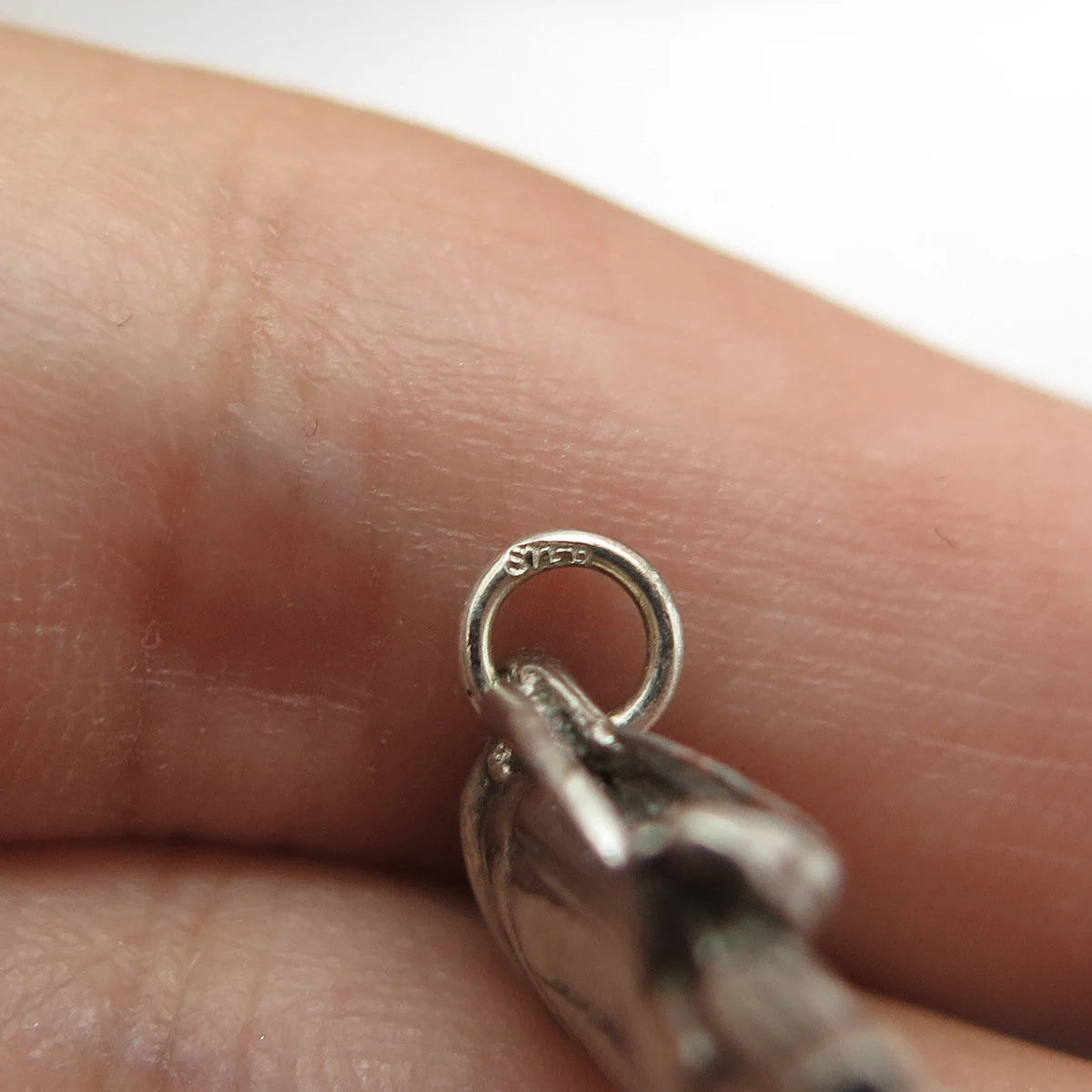 925 Sterling Silver Vintage Golf Bag Charm Pendant