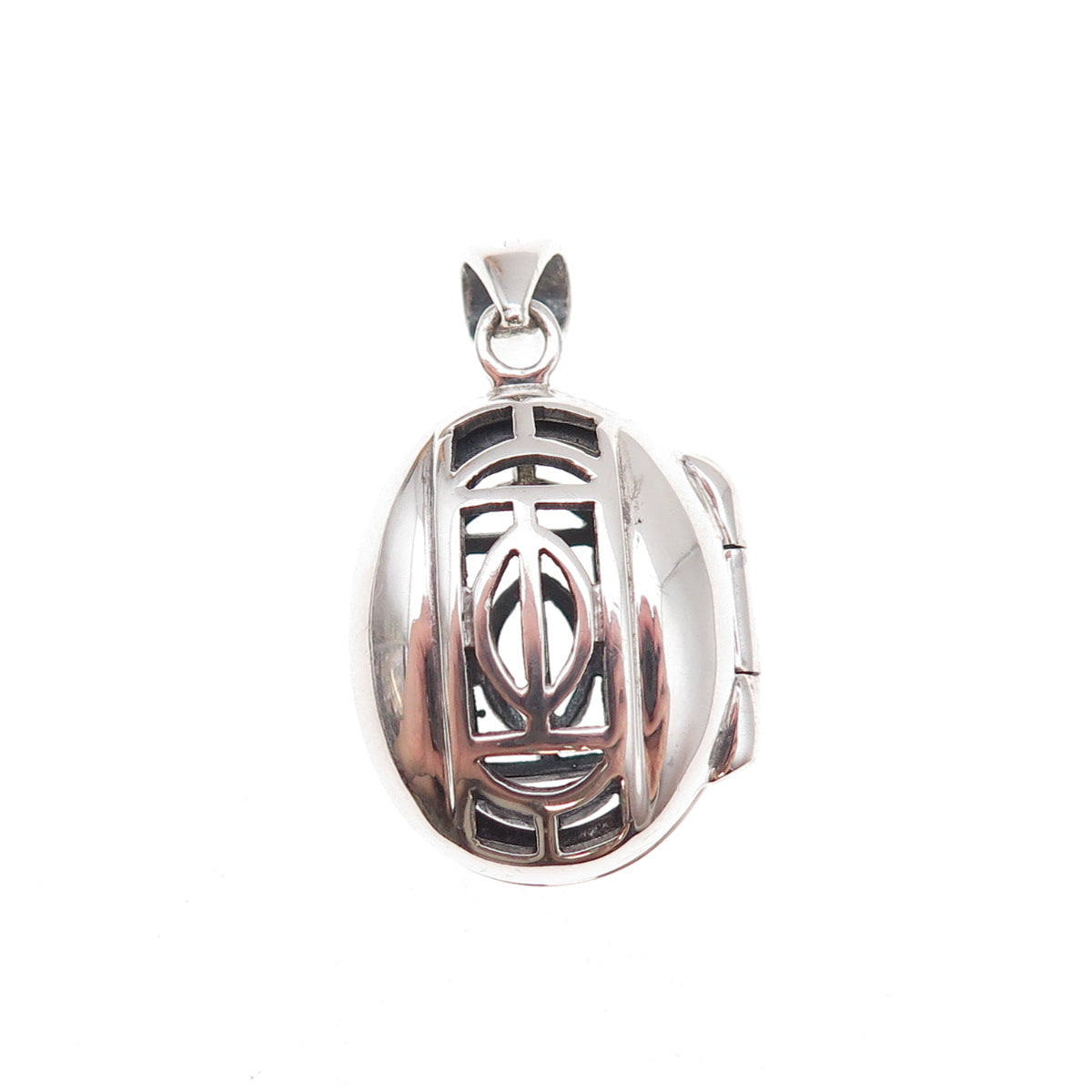 Kit Heath 925 Sterling Silver Vintage 1995 Celtic Locket Charm Pendant