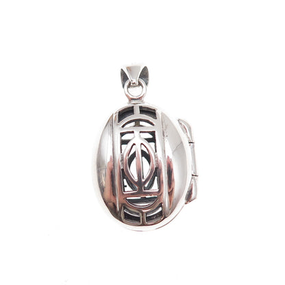 Kit Heath 925 Sterling Silver Vintage 1995 Celtic Locket Charm Pendant