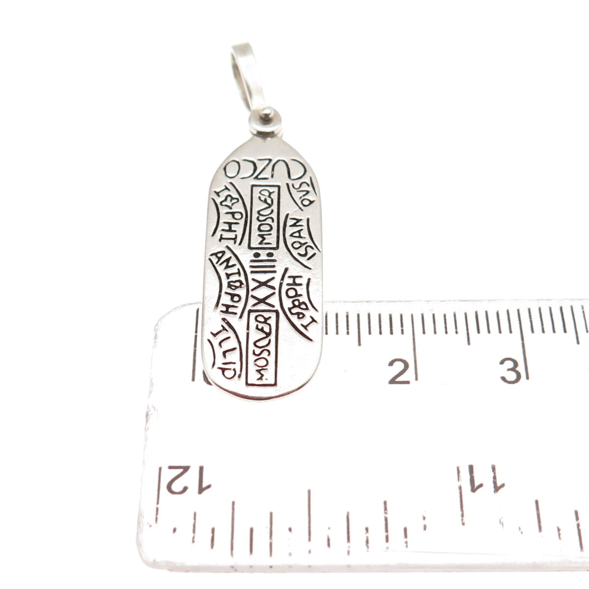 925 Sterling Silver Vintage Peruvian Cuzco Charm Pendant