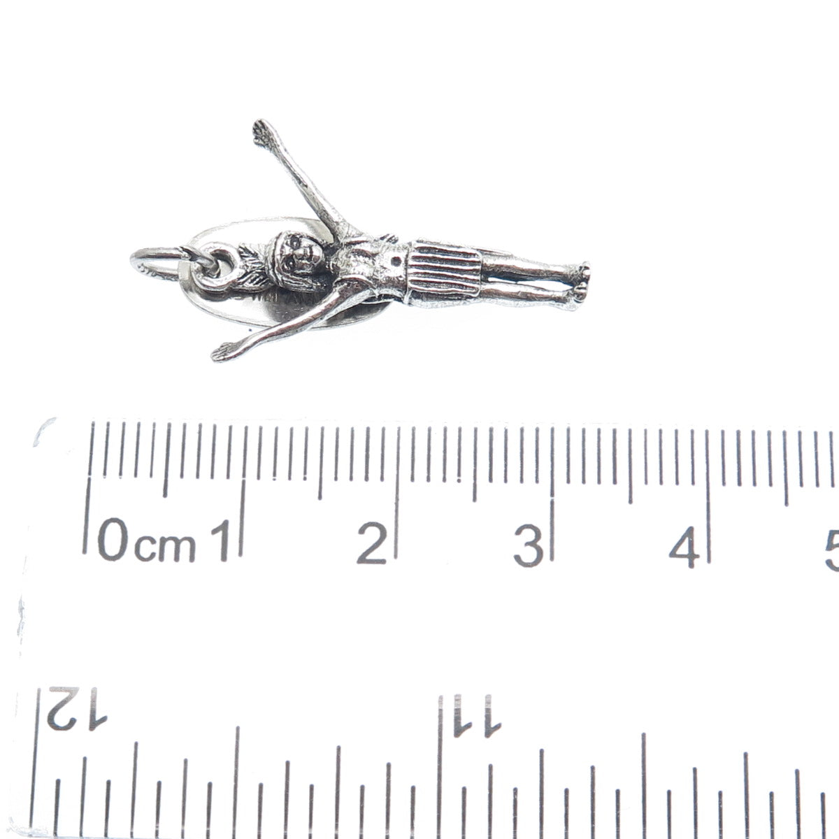 MAISELS INDIAN TRADING Old Pawn 925 Sterling Silver Vintage Indian Chief Pendant