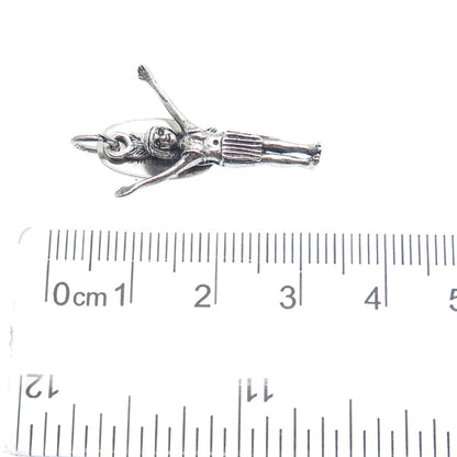 MAISELS INDIAN TRADING Old Pawn 925 Sterling Silver Vintage Indian Chief Pendant