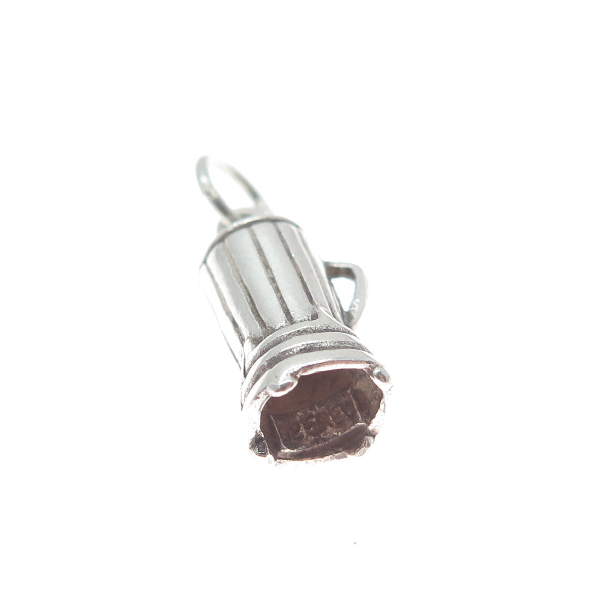 REO CO. 925 Sterling Silver Vintage Blender Minimalist 3D Charm Pendant