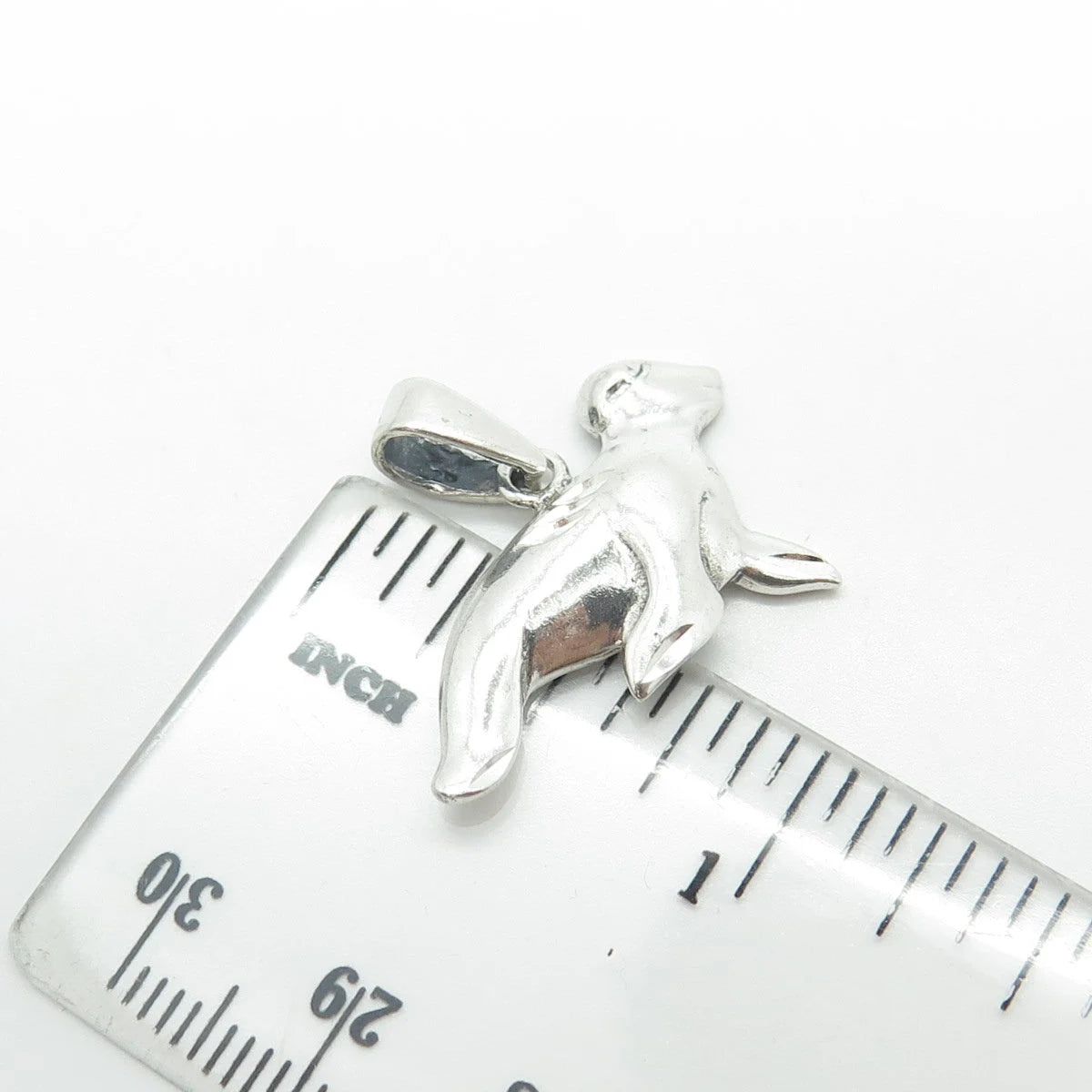 925 Sterling Silver Vintage Sea Seal Charm Pendant